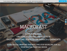 Tablet Screenshot of macrofast.com